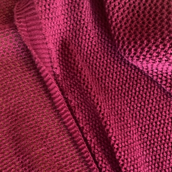 Cozy Oversized Maroon Old Navy Cardigan - Picture 3 of 4